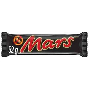 BARRAS DE CHOCOLATE MARS SIN MANÍ TAMAÑO COMPLETO - 4x 52 g TAMAÑO COMPLETO - FRESCAS Y SEGURAS - Imagen 1 de 1