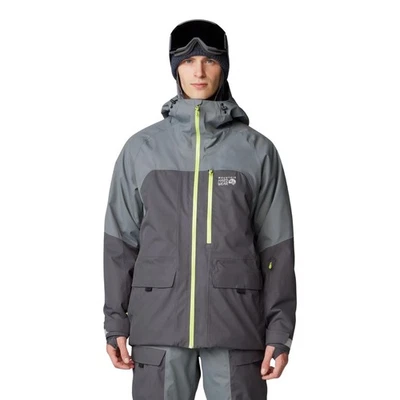 Mountain Hardwear Firefall Insulated Men's Winter Jacket, Volcanic/Foil, X-Large - Image 1 of 4