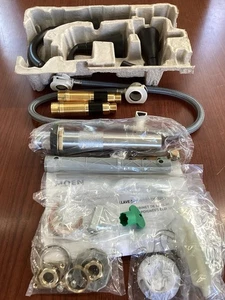 NUEVO Grifo de baño Moen TV6173BL Glyde 2 manijas negro mate con válvula y drenaje B155 - Imagen 1 de 5