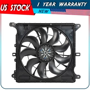 Engine Radiator Fan Assembly For 2021 2022 2023 2024 Jeep Grand Cherokee - Picture 1 of 8