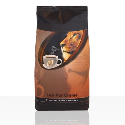 COFFEEFAIR GMBH Coffeefair Edition Leo Pur Creme - 1kg ganze Kaffee-Bohnen, Premium Qualität