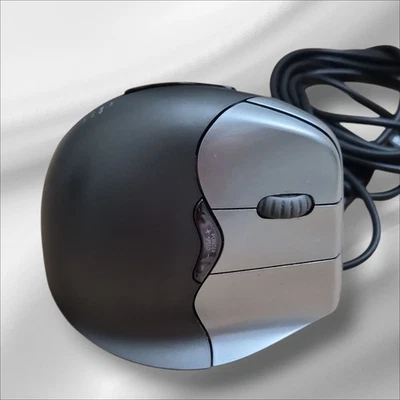 Evoluent Vertical Mouse 4 Right Handed Ergonomic Optical Mouse Wired VM4R USB - Image 1 of 3