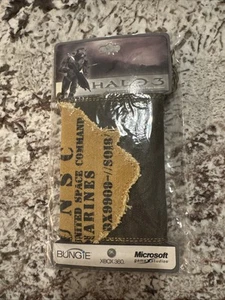 Halo 3 UNSC Tri Fold W/chain Wallet Microsoft Master Chief Xbox Promo 2007 - Picture 1 of 4