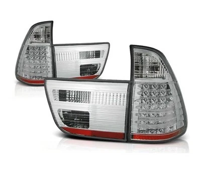 LUCI POSTERIORI per bmw x5 e53 1999 2000 2001 2002 2003 suv Cromo LED - Image 1 of 1