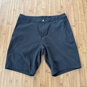 Lululemon Commission Shorts Classic 9” Ventlight Mesh Mens 32 Charcoal LM7AK8S - Picture 1 of 15
