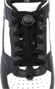 ZHENTOR Elastic No Tie Shoelaces - Tieless Shoe Laces for Kids Black  - Picture 1 of 6
