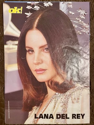 Lana Del Rey Fold-Out 2-Sided Poster Eastern European Fan Magazine 2018 Rare #20 - Image 1 of 4