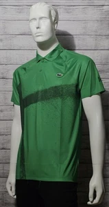 Nuevo Polo Deportivo Lacoste x Novak Djokovic Calce Ajustado Verde Sobre la Cancha Talla Pequeña - Imagen 1 de 12