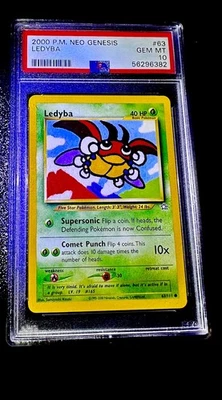 2000 Pokemon Neo Genesis #63 Ledyba PSA 10 Gem Mint - Image 1 of 4