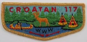 Croatan Lodge 117 S2 Flap BRO MVE: BLU water East Carolina Council NC - Picture 1 of 2
