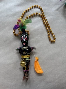 Muñeca vudú vintage auténtica de Nueva Orleans hecha a mano comprada en Nueva Orleans - Imagen 1 de 8