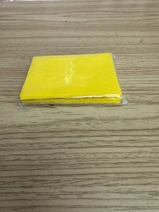 Gloss Yellow Deck Protector Sleeves 50 Count Standard Size - Picture 1 of 3