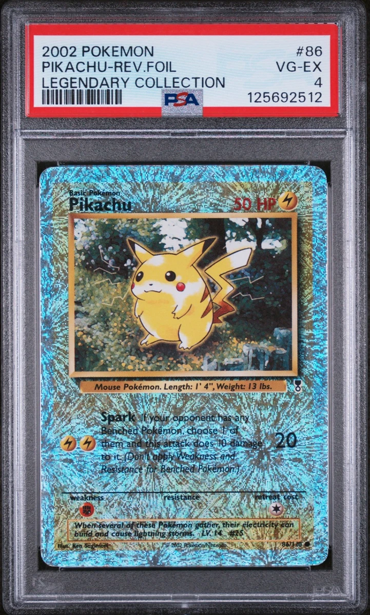 Pikachu Pokémon TCG Legendary Collection Individual Collectible