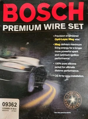 Nuevo juego de cables de bujía premium OEM BOSCH 09362 Buick Pontiac Chevrolet Chevy Foto 1 de 2
