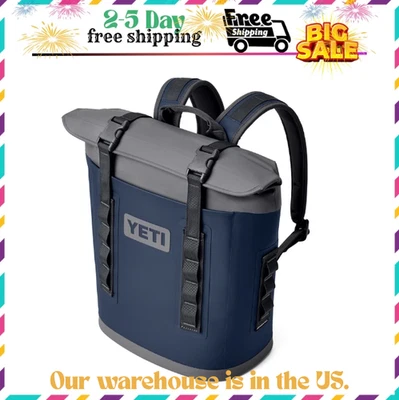 Yeti HOPPER M12 мягкий двусторонний портативный рюкзак кулер, цвет: темно-синий, совершенно новый - Изображение 1 из 4