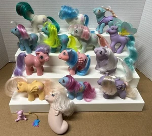 14 VINTAGE MY LITTLE PONY G1 MLP BABYS LOT HASBRO 1980’s Hong Kong - Bild 1 von 19