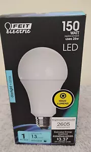 Feit Indoor LED Light Bulb Enhance A21 Bulb Daylight 150W Dimmable. (03) - Picture 1 of 7
