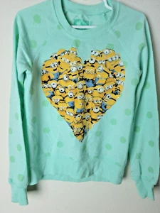 Despicable Me Minions Heart Long Sleeve Shirt Girls XS 4-5 - Picture 1 of 5