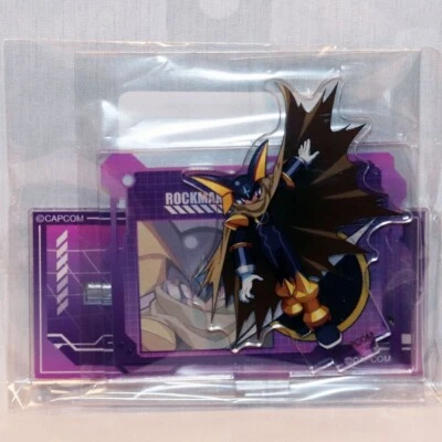 Rockman EXE Mega Man Battle Network Bass Forte Capcom Cafe L/E Acrylic Figure - Image 1 of 4