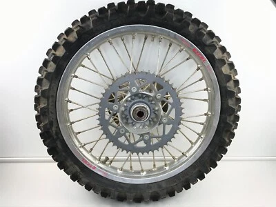 00 01 KTM 125SX 125 200 SX EXCEL Rear Wheel Rim Hub Spokes Sprocket Tire 4-E - Image 1 of 4