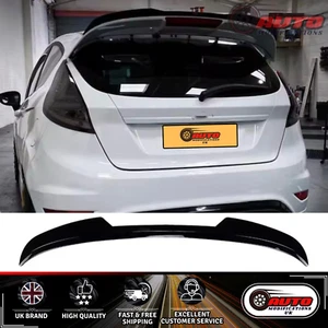 Ford Fiesta Rear Spoiler Extension MK7-7.5 ST Zetec S ST Line Gloss Black 08-17 - Picture 1 of 9