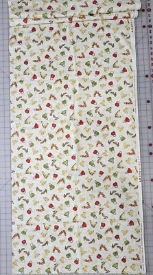 1  3/4 Yards - Timeless Treasures 2003 Cotton Fabric Shoe Purse Gloves C6000 - Image 1 of 4