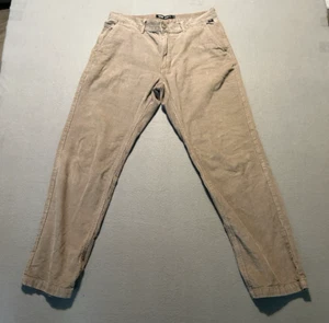 Pantaloni Vans Authentic Chino TAN in velluto a coste da uomo vestibilità rilassata taglia 32 skater - Foto 1 di 9
