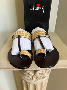 Sandalias para mujer nuevas en caja beige con sierra luichiny talla 10/EU 40 - Imagen 1 de 7