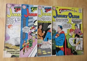 Lot of *4* Early (1959) JIMMY OLSEN: #35 (VG-), 38 (VG/VG-), 39 (VG), 40 (G+) - Picture 1 of 6