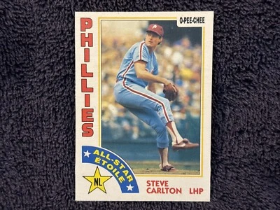 BEAUTIFUL 1984 O-Pee-Chee #395 Steve Carlton Card, Philadelphia Phillies, MINT! - Image 1 of 2