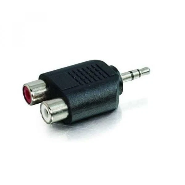 Adaptador estéreo RCA de 3,5 mm macho a doble hembra (40645) Foto 1 de 1
