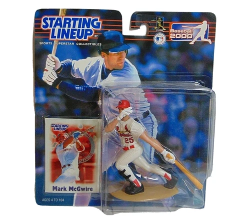 Mark McGwire MLB VTG Starting Lineup Hasbro 2000 Action Figure Trading Card NIB Cover