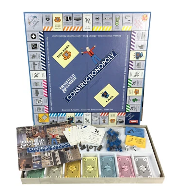 2009 Monopoly CONSTRUCTIONOPOLY Board Game Construction Brasfield & Gorrie - Image 1 of 4