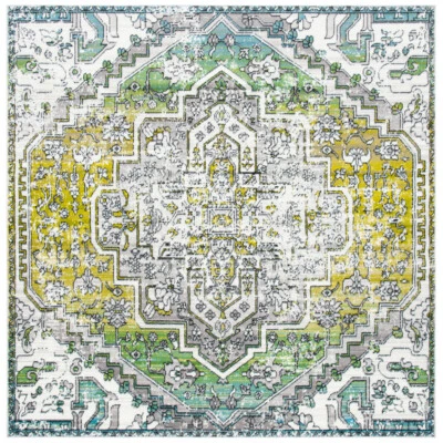 SAFAVIEH Skyler Collection SKY101Y Green / Ivory Rug - Image 1 of 4