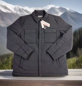 JCREW Eco Nordic Hemd-Jacke mit PrimaLoft® BB040 Gr. Large Midnight Ocean Neu mit Etikett - Bild 1 von 9