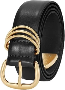WHIPPY Women Leather Belts for Jeans Pants Trousers Dresses Fashion Ladies Waist - Picture 1 of 6