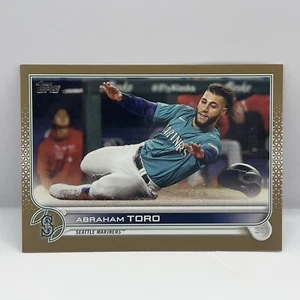 2022 Topps Series 2 Baseball Abraham Toro Base #477 Gold Parallel #'d 0711/2022 - Picture 1 of 2