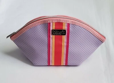 Benefit Bolsa de Cosméticos/Maquillaje con Cremallera Multicolor 10.5"L×6"H, ¡Nueva! A3 Foto 1 de 4