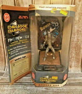 1996 Comic Book Champions Mr. Freeze Fine Pewter Figure Limited Edition in box(K - Picture 1 of 7
