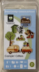Cricut Shapes Cartridge - Campin' Critters Scenic View - New/Sealed 2000933 - Picture 1 of 3