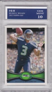 Tarjeta de novato Russell Wilson 2012 Topps fútbol americano RC gema como nueva 10 Seattle Seahawks!! - Imagen 1 de 1
