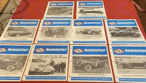 Auburn Cord Dusenberg Club Vintage Lotto 10 Newsletter Gennaio-Dicembre Complete 1966 - Foto 1 di 12