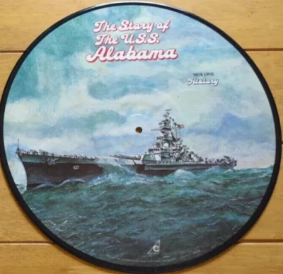 THE STORY OF THE U.S.S. ALABAMA LP 12" PICTURE DISC [NEW SEALED] Foto 1 de 4