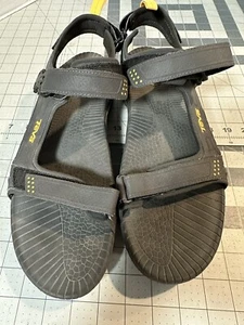 Teva Mens Hiking Water Sandals Black Grey Men’s Sz 13 Style 4155 Outdoors Hike. - Picture 1 of 9