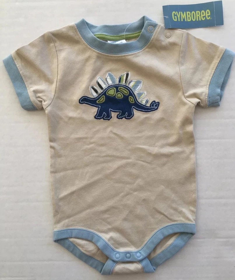 Nuevo con etiquetas Body Gymboree Dinosaur Discovery 6-12 Meses Stegosaurus Foto 1 de 1