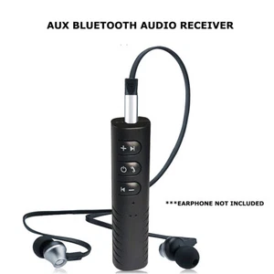 Bluetooth Wireless 3.5mm AUX Adapter Audio Receiver for Home Car Stereo Speaker  - Picture 1 of 9