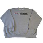 Sweatshirt Mens Grey Sonoma Think Outside The Oval Logo  Jersey Sweater Size 2XL