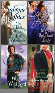 Hellions Of Halstead Romance Lot of 4 Paperback by Sabrina Jeffries - Picture 1 of 7