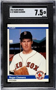 Roger Clemens 1984 Fleer Update #U-27 Rookie RC SGC 7.5 Boston Red Sox MLB - Picture 1 of 2