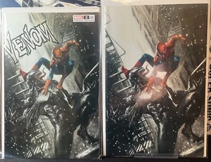 Venom #2 Marco Mastrazzo  Trade Dress + Virgin Art Variant Comic Book Set NM - Picture 1 of 8